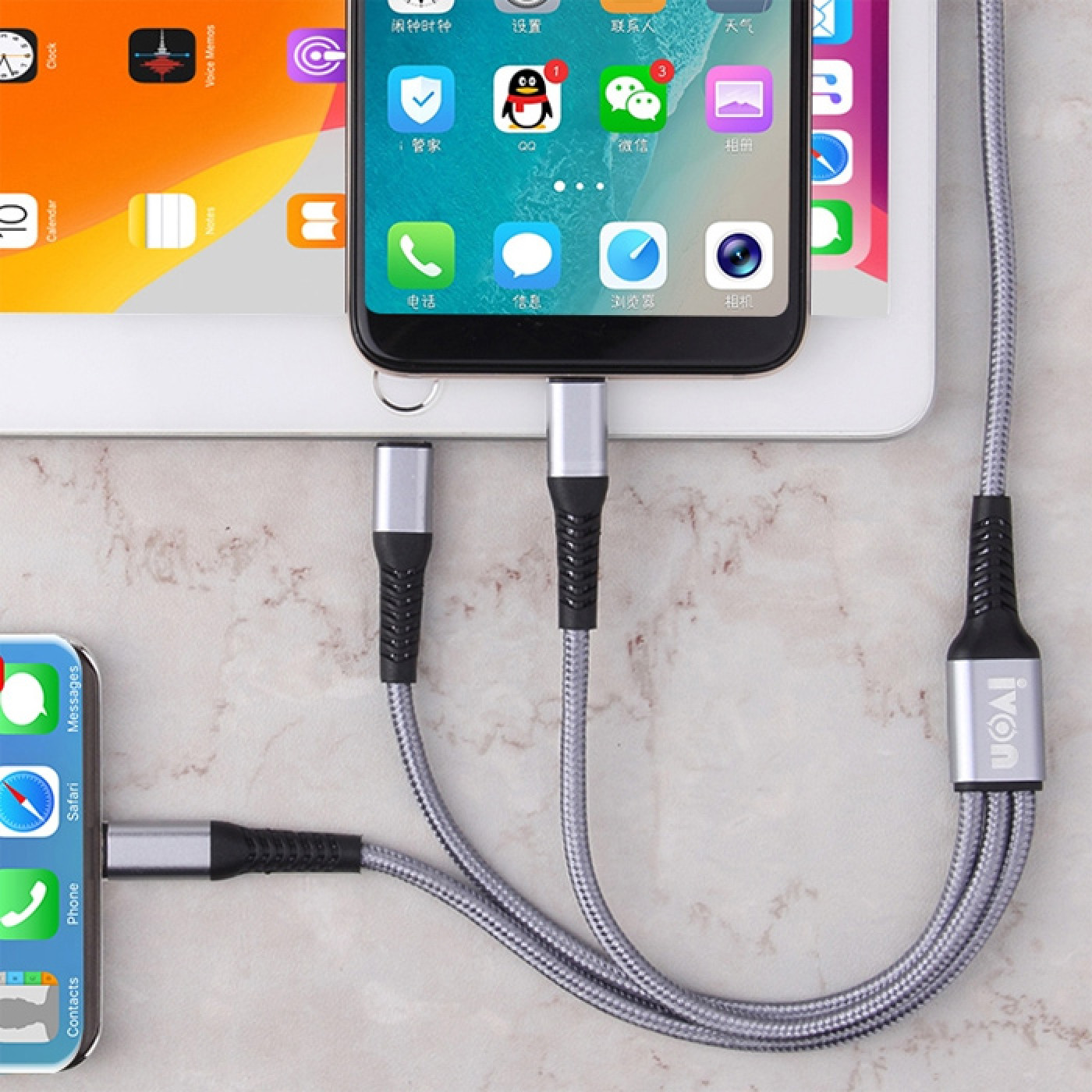 C P S C Ivon Ca A Max Lightning Usb C Micro Usb In