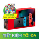 New Nintendo Switch with Neon Red Blue Joy‑Con - Combo Super Mario Party