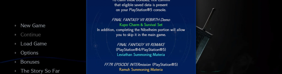 Hướng Dẫn Import Savegame Vào Final Fantasy VII Rebirth