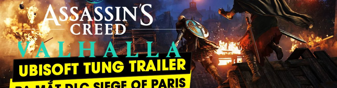 Ubisoft tung trailer cho Siege of Paris cho tựa game Assassin's Creed Valhalla