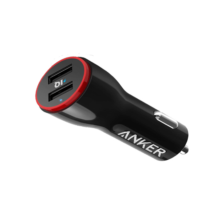 Anker PowerDrive 2 24W Dual USB Car Charger Adapter
