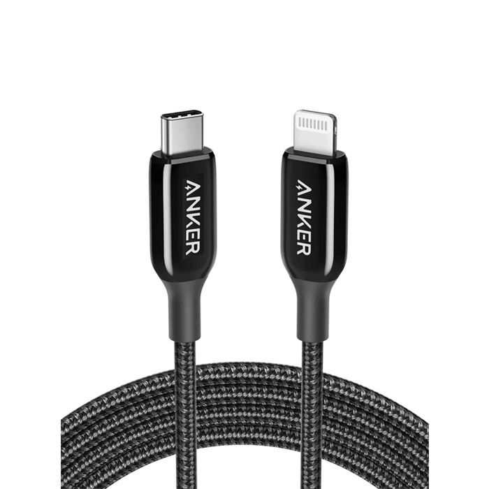 Anker PowerLine+ III USB-C to Lightning Cable 6FT/1.8M - Black A8843
