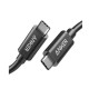 Anker Thunderbolt 3.0 USB-C to USB-C Cable 1.6FT/0.5M - Black A8486