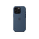 Apple Silicon Case with MagSafe for iPhone 16 Pro - Denim