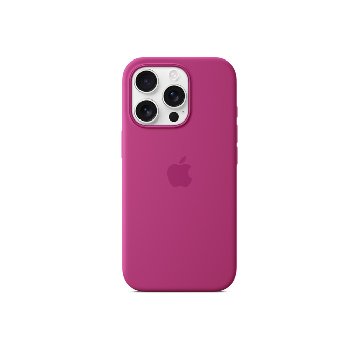 Apple Silicon Case with MagSafe for iPhone 16 Pro - Fuchsia