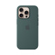 Apple Silicon Case with MagSafe for iPhone 16 Pro - Lake Green