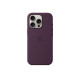 Apple Silicon Case with MagSafe for iPhone 16 Pro - Plum