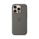 Apple Silicon Case with MagSafe for iPhone 16 Pro - Stone Gray