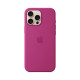 Apple Silicon Case with MagSafe for iPhone 16 Pro Max - Fuchsia