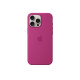 Apple Silicon Case with MagSafe for iPhone 16 Pro Max - Fuchsia