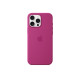 Apple Silicon Case with MagSafe for iPhone 16 Pro Max - Fuchsia