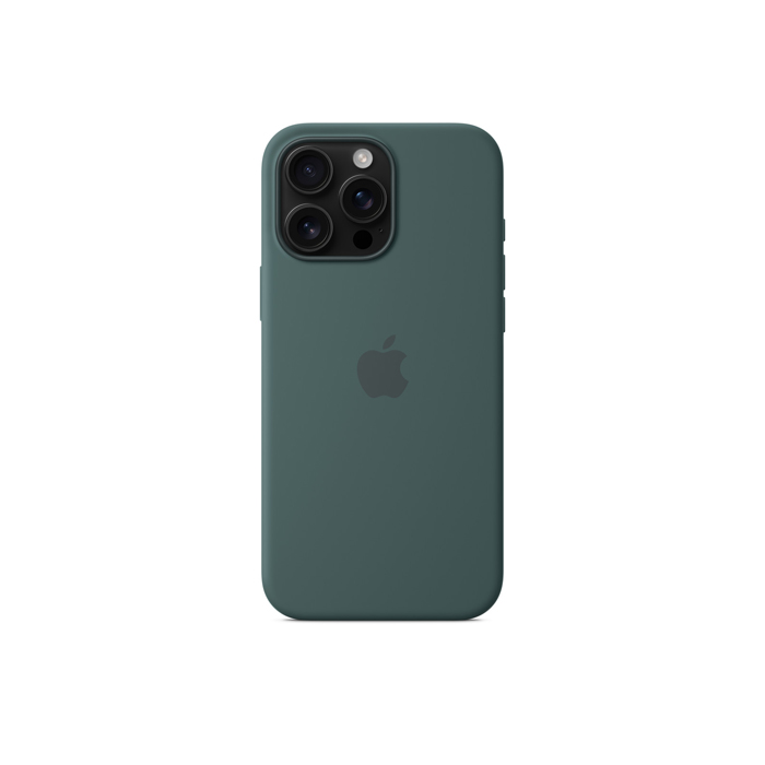 Apple Silicon Case with MagSafe for iPhone 16 Pro Max - Lake Green