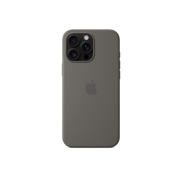 Apple Silicon Case with MagSafe for iPhone 16 Pro Max - Stone Gray