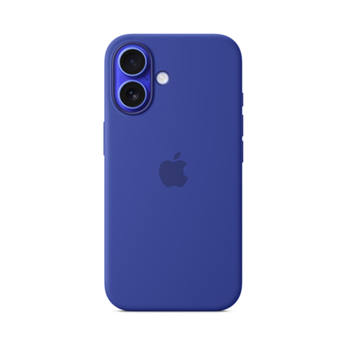 Apple Silicon Case with MagSafe for iPhone 16 - Ultramarine