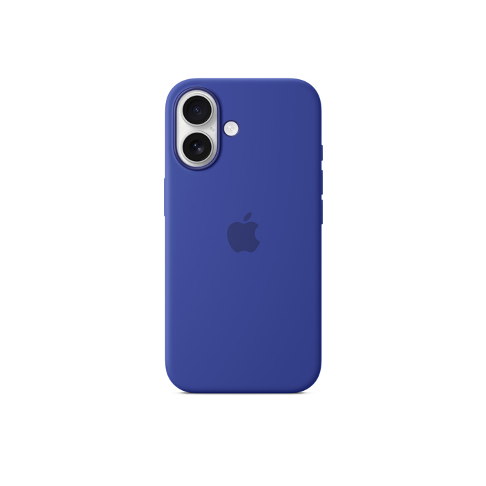 Apple Silicon Case with MagSafe for iPhone 16 - Ultramarine