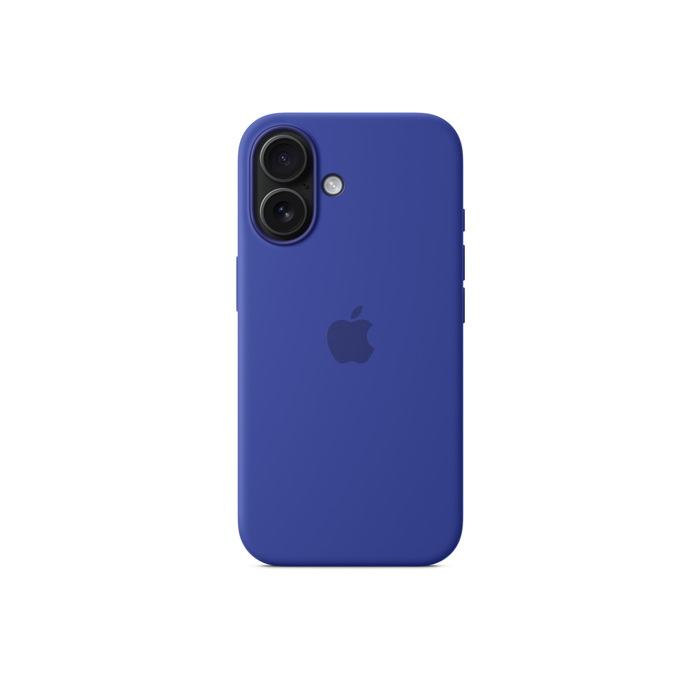 Apple Silicon Case with MagSafe for iPhone 16 - Ultramarine