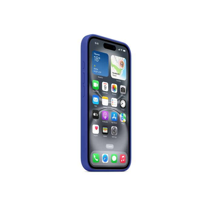 Apple Silicon Case with MagSafe for iPhone 16 Plus - Ultramarine