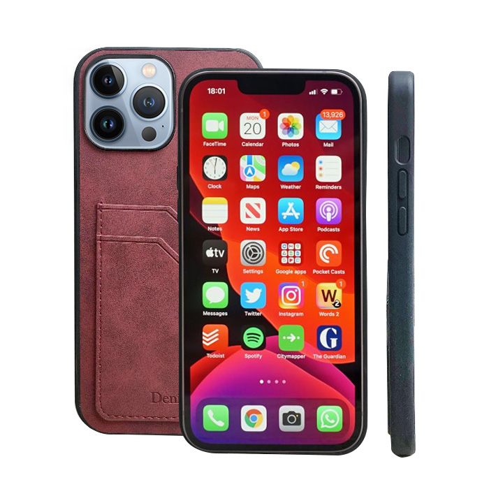 Denior Case iPhone 13 Pro Max - Red