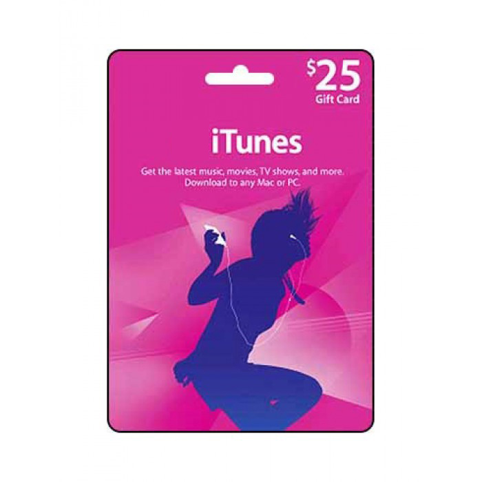 iTunes Gift Card 25$ US