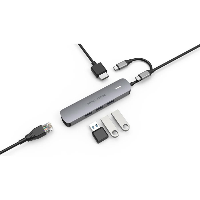 HyperDrive 6-in-1 USB-C Hub HD233B