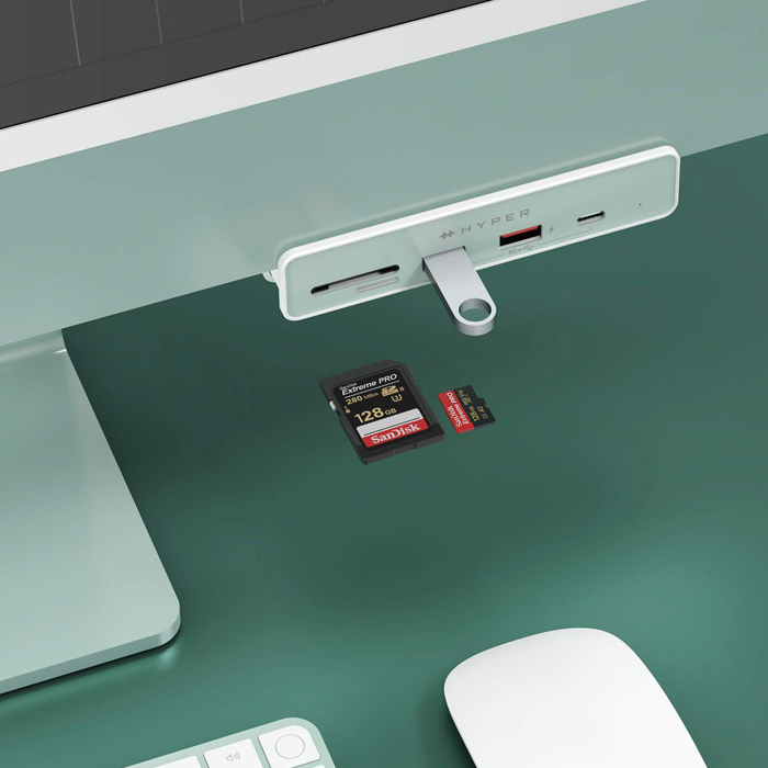 HyperDrive HDMI 4K60Hz 6 In 1 USB-C Hub for iMac 24" - HD34A8
