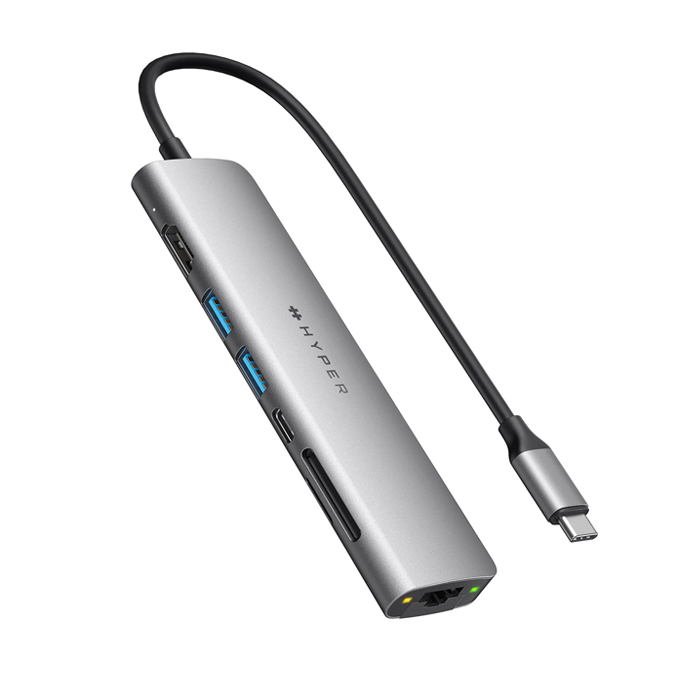 HyperDrive Slab 7 In 1 USB-C Hub - HD22H