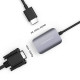 HyperDrive USB-C to HDMI + VGA Video Hub - Gray