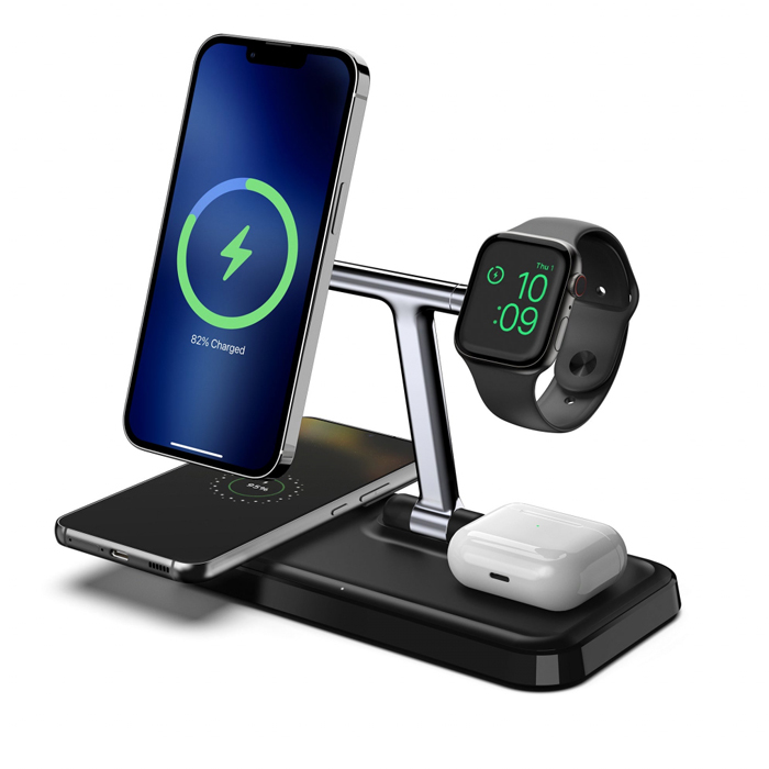 HyperJuice - 4 in 1 Wireless Charger With MagSafe - HJ499QM