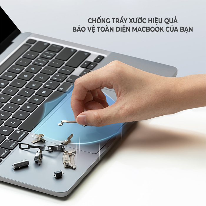 Set dán màn hình Innostyle 3M Skin Cover 6 In 1 Macbook Air 13.6" 2022 - Silver