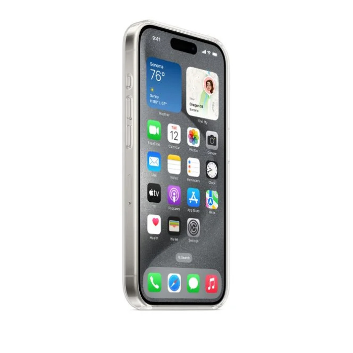 Case Mipow Case For iPhone 15 6.1 Inch 2023 Transparent