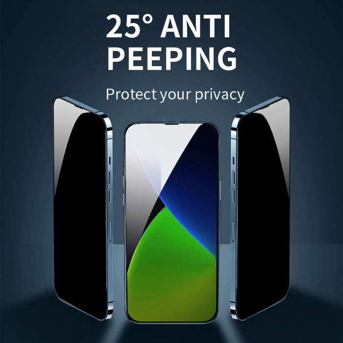 Dán Cường Lực Chống Nhìn Trộm IPhone 14 / 13 Mipow Kingbull Anti-Spy Premium Silk HD