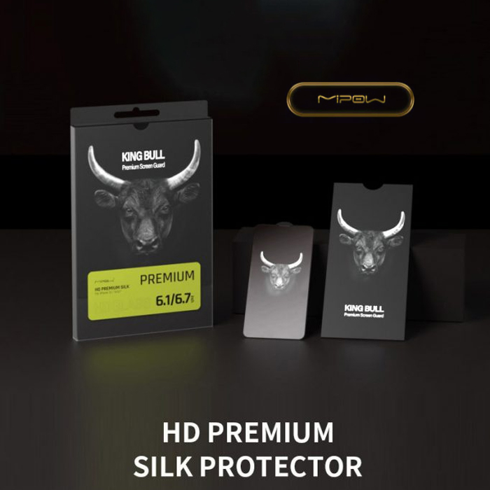 Dán Cường Lực iPhone 14 / 13 Mipow Kingbull Premium Silk HD