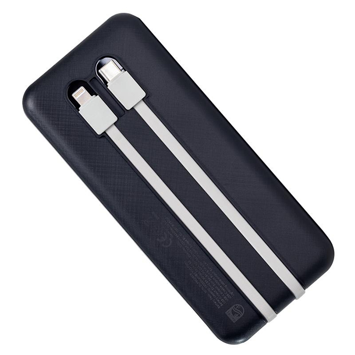 Philips - Pin Sạc Dự Phòng Powerbank 22.5w 10.000mah 2 Cables BLACK DLP9026KB