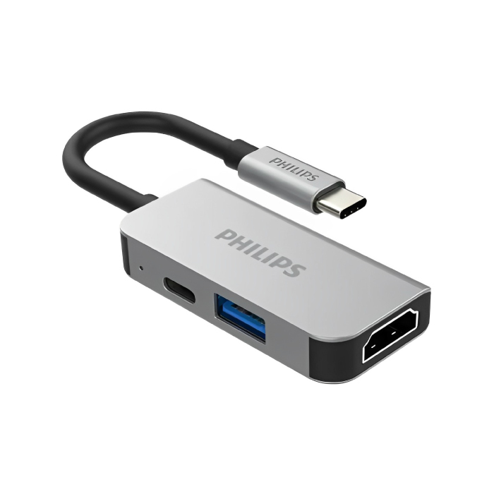 Philips - Hub USB C 3 In 1 To HDMI + USB + PD - SWV6113