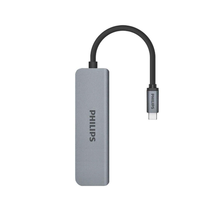 Philips - Hub USB-C 6 In 1 To HDMI + 2USB + PD + RJ45 - SWV6116