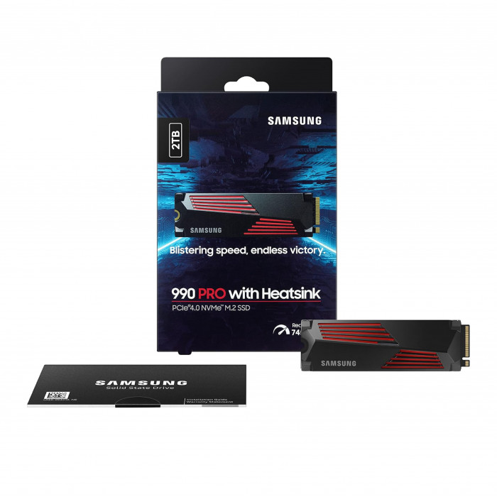 Ổ cứng SSD Samsung 990 Pro PCIe Gen 4.0 x4 NVMe V-NAND M.2 2280 2TB With Heatsink