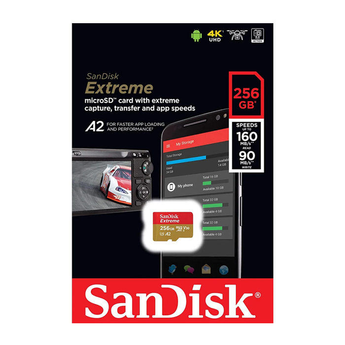 Sandisk Extreme MicroSD UHS-I - 256GB