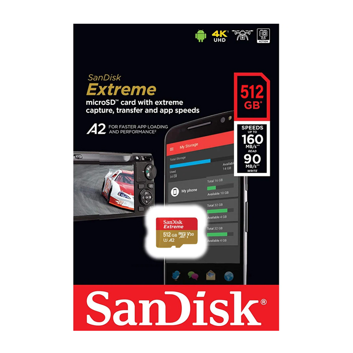 Sandisk Extreme MicroSD UHS-I - 512GB