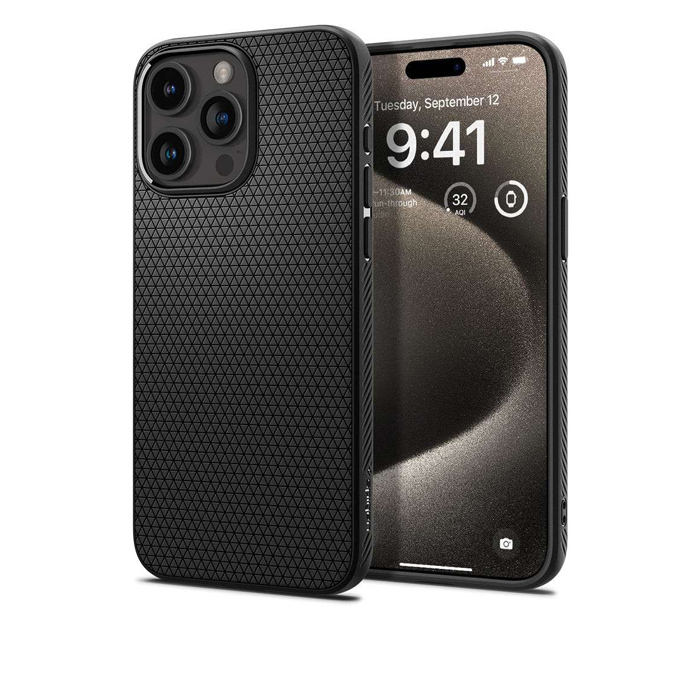Case Spigen Liquid Air iPhone 15 Pro 6.1 Inch 2023 - Matte Black