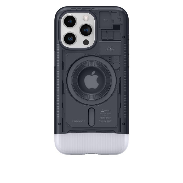 Case Spigen Classic C1 MagFit iPhone 15 Pro Max 6.7 Inch 2023 - Graphite