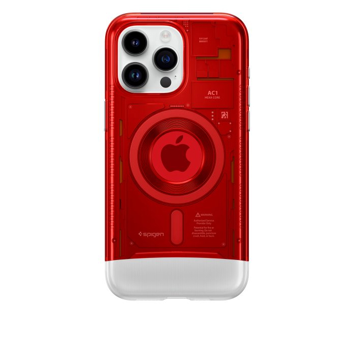 Case Spigen Classic C1 MagFit iPhone 15 Pro Max 6.7 Inch 2023 - Ruby