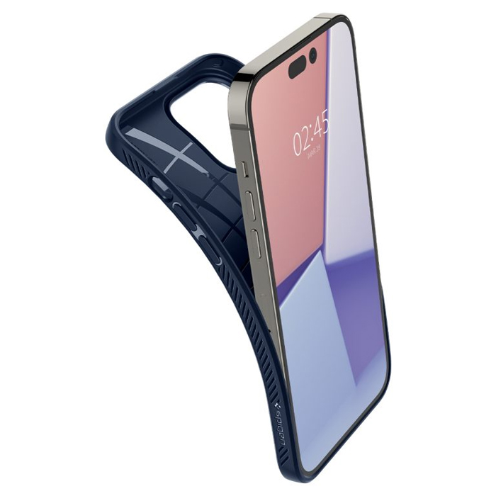 Case Spigen Iphone 14 Pro Max Liquid Air Navy Blue