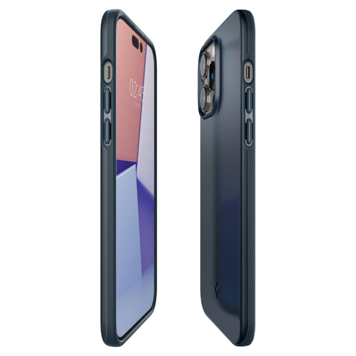 Case Spigen Iphone 14 Pro Max Thin Fit Metal Slate