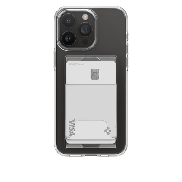 Case Spigen Crystal Slot iPhone 15 Pro Max 6.7 Inch 2023 - Crystal Clear