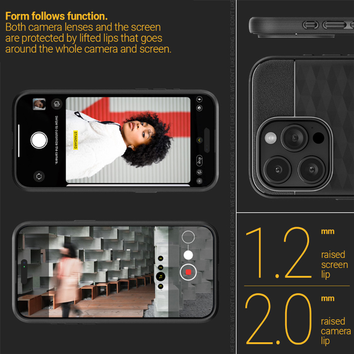 Case Spigen Parallax Mag Armor iPhone 15 Pro Max 6.7 Inch 2023 - Matte Black
