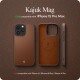 Case Spigen Cyrill Kajuk Mag iPhone 15 Pro Max 6.7 Inch 2023 - Saddle Brown