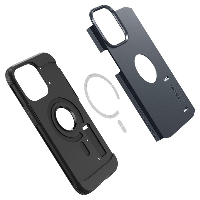Case Spigen Iphone 14 Pro Max Tough Armor Magfit Metal Slate