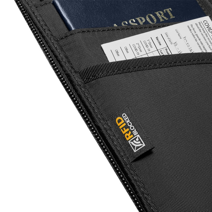 Túi Đựng Passport Du Lịch Tomtoc Passport Holder Black - H0113D1