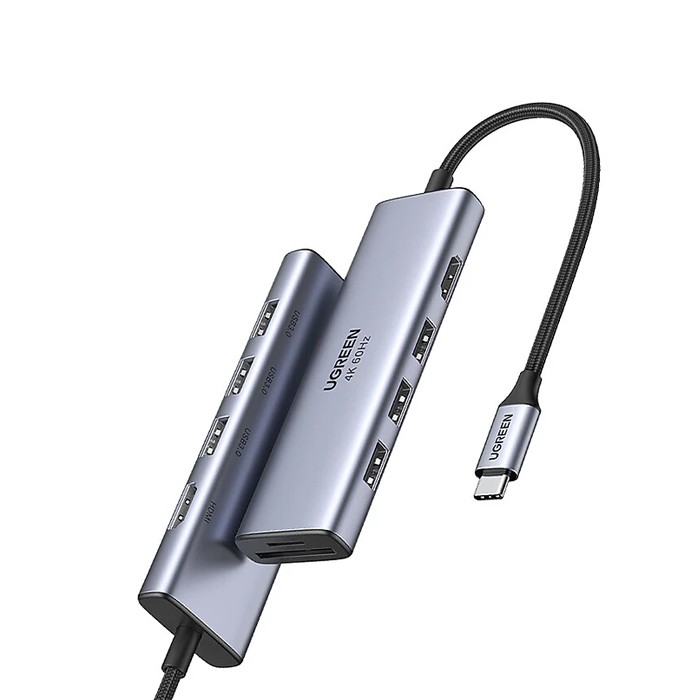 UGREEN - 4K 60Hz HDMI + 3XUSB3.0 + Card Reader USB-C Multifunction Adapter CM511
