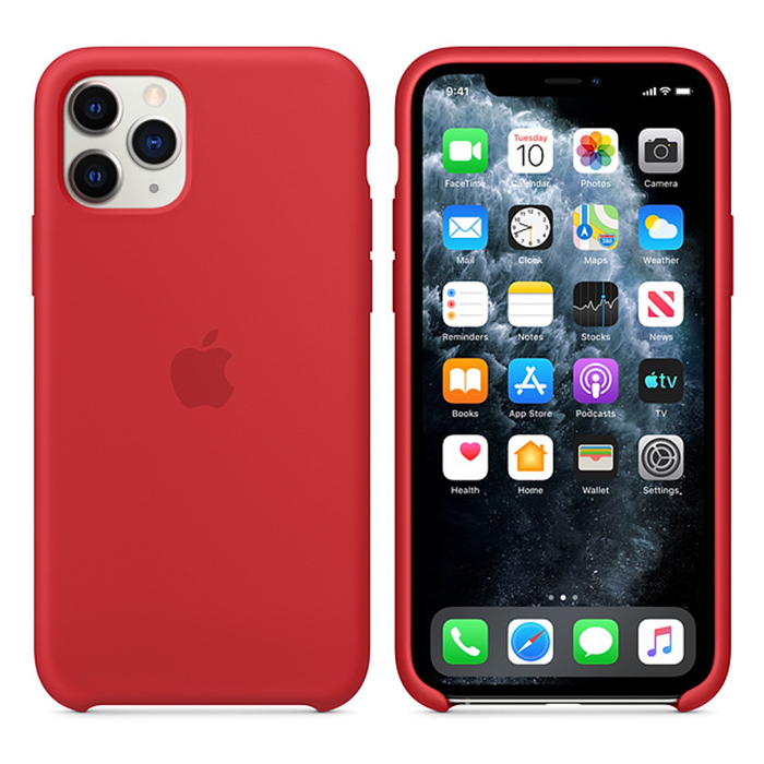 Silicone Case for iPhone 11 Pro Red